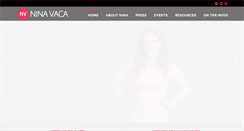 Desktop Screenshot of ninavaca.com